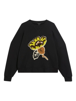 TED BAKER ΦΟΥΤΕΡ ΜΠΛΟΥΖΑ ΜΕ ΣΧΕΔΙΟ Μαύρο 5 TED BAKER ΦΟΥΤΕΡ ΜΠΛΟΥΖΑ ΜΕ ΣΧΕΔΙΟ Μαύρο - Image 5