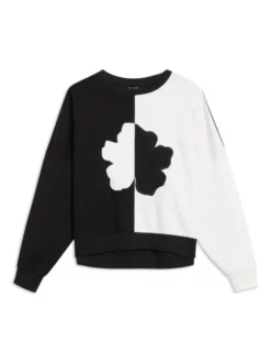 TED BAKER ΔΙΧΡΩΜΗ ΦΟΥΤΕΡ ΜΠΛΟΥΖΑ Μαύρο