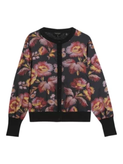 TED BAKER ΕΜΠΡΙΜΕ ΖΑΚΕΤΑ Μαύρο