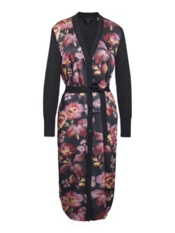 TED BAKER ΕΜΠΡΙΜΕ ΜΑΚΡΙΑ ΖΑΚΕΤΑ Μαύρο