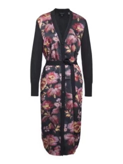 TED BAKER ΕΜΠΡΙΜΕ ΜΑΚΡΙΑ ΖΑΚΕΤΑ Μαύρο -Γυναικεια Ρουχα Κατάστημα 01 38