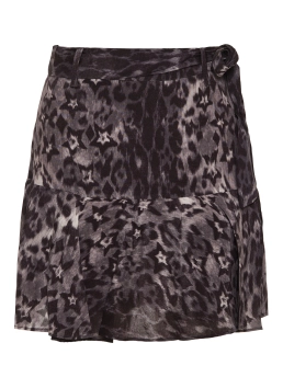 ALL SAINTS ΕΜΠΡΙΜΕ ΜΙΝΙ ΦΟΥΣΤΑ Γκρι 4 ALL SAINTS ΕΜΠΡΙΜΕ ΜΙΝΙ ΦΟΥΣΤΑ Γκρι - Image 4