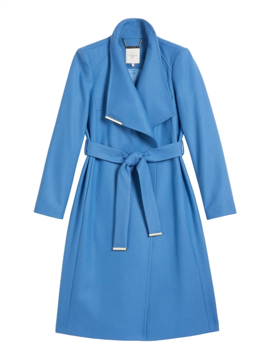 TED BAKER ΓΥΝΑΙΚΕΙΟ ΜΑΚΡΥ ΠΑΛΤΟ ΜΕ ΖΩΝΗ Γαλάζιο 1 TED BAKER ΓΥΝΑΙΚΕΙΟ ΜΑΚΡΥ ΠΑΛΤΟ ΜΕ ΖΩΝΗ Γαλάζιο