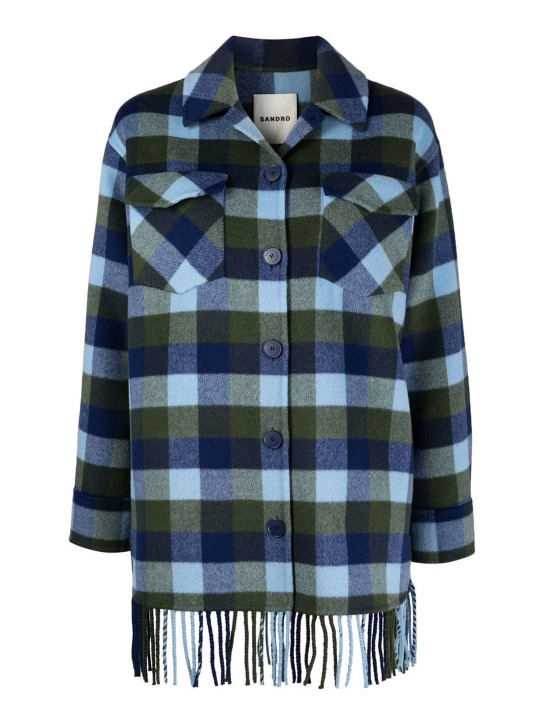 SANDRO ΓΥΝΑΚΕΙΟ JACKET Καρό 1 SANDRO ΓΥΝΑΚΕΙΟ JACKET Καρό