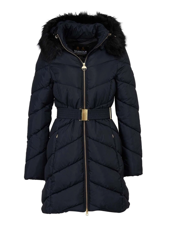 BARBOUR INTERNATIONAL ΜΑΚΡΥ ΜΠΟΥΦΑΝ ΜΕ ΖΩΝΗ Μαύρο 1 BARBOUR INTERNATIONAL ΜΑΚΡΥ ΜΠΟΥΦΑΝ ΜΕ ΖΩΝΗ Μαύρο