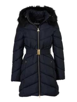 BARBOUR INTERNATIONAL ΜΑΚΡΥ ΜΠΟΥΦΑΝ ΜΕ ΖΩΝΗ Μαύρο 12 BARBOUR INTERNATIONAL ΜΑΚΡΥ ΜΠΟΥΦΑΝ ΜΕ ΖΩΝΗ Μαύρο -Γυναικεια Ρουχα Κατάστημα 01 69