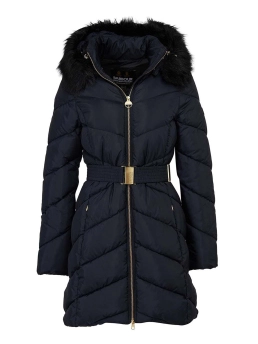 BARBOUR INTERNATIONAL ΜΑΚΡΥ ΜΠΟΥΦΑΝ ΜΕ ΖΩΝΗ Μαύρο 5 BARBOUR INTERNATIONAL ΜΑΚΡΥ ΜΠΟΥΦΑΝ ΜΕ ΖΩΝΗ Μαύρο - Image 5