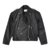 CALVIN KLEIN ΔΕΡΜΑΤΙΝΟ BIKER JACKET Μαύρο