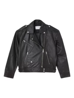 CALVIN KLEIN ΔΕΡΜΑΤΙΝΟ BIKER JACKET Μαύρο 15 CALVIN KLEIN ΔΕΡΜΑΤΙΝΟ BIKER JACKET Μαύρο -Γυναικεια Ρουχα Κατάστημα 01 75