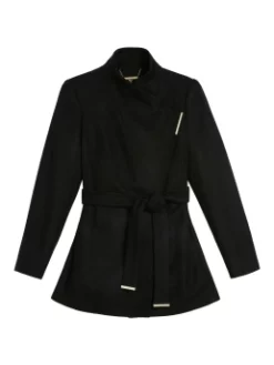 TED BAKER ΓΥΝΑΙΚΕΙΟ ΠΑΛΤΟ ΜΕ ΖΩΝΗ Μαύρο 15 TED BAKER ΓΥΝΑΙΚΕΙΟ ΠΑΛΤΟ ΜΕ ΖΩΝΗ Μαύρο -Γυναικεια Ρουχα Κατάστημα 01 81