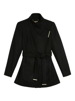 TED BAKER ΓΥΝΑΙΚΕΙΟ ΠΑΛΤΟ ΜΕ ΖΩΝΗ Μαύρο 6 TED BAKER ΓΥΝΑΙΚΕΙΟ ΠΑΛΤΟ ΜΕ ΖΩΝΗ Μαύρο - Image 6