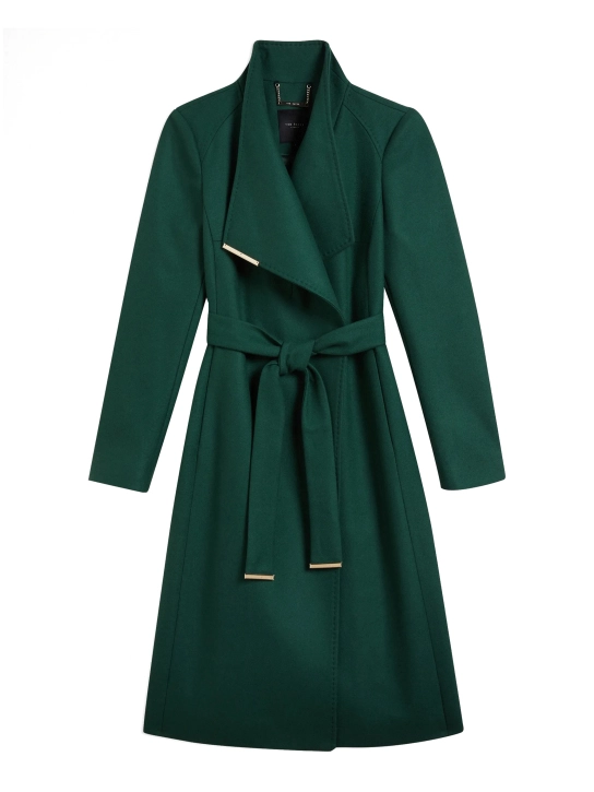 TED BAKER ΓΥΝΑΙΚΕΙΟ ΜΑΚΡΥ ΠΑΛΤΟ ΜΕ ΖΩΝΗ Πράσινο 1 TED BAKER ΓΥΝΑΙΚΕΙΟ ΜΑΚΡΥ ΠΑΛΤΟ ΜΕ ΖΩΝΗ Πράσινο