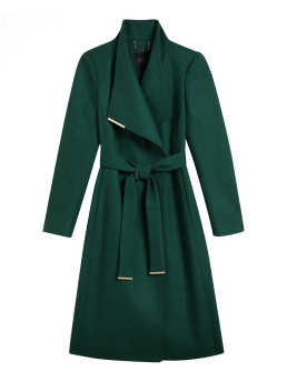 TED BAKER ΓΥΝΑΙΚΕΙΟ ΜΑΚΡΥ ΠΑΛΤΟ ΜΕ ΖΩΝΗ Πράσινο 6 TED BAKER ΓΥΝΑΙΚΕΙΟ ΜΑΚΡΥ ΠΑΛΤΟ ΜΕ ΖΩΝΗ Πράσινο - Image 6