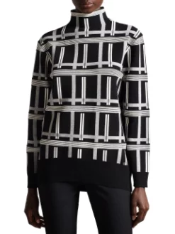 TED BAKER ΓΥΝΑΙΚΕΙΟ ΚΑΡΟ ΠΟΥΛΟΒΕΡ Μαύρο -Γυναικεια Ρουχα Κατάστημα 02 29