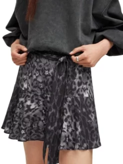 ALL SAINTS ΕΜΠΡΙΜΕ ΜΙΝΙ ΦΟΥΣΤΑ Γκρι 10 ALL SAINTS ΕΜΠΡΙΜΕ ΜΙΝΙ ΦΟΥΣΤΑ Γκρι -Γυναικεια Ρουχα Κατάστημα 02 5