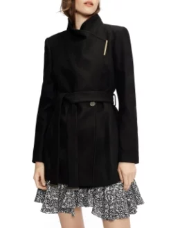 TED BAKER ΓΥΝΑΙΚΕΙΟ ΠΑΛΤΟ ΜΕ ΖΩΝΗ Μαύρο 16 TED BAKER ΓΥΝΑΙΚΕΙΟ ΠΑΛΤΟ ΜΕ ΖΩΝΗ Μαύρο -Γυναικεια Ρουχα Κατάστημα 02 75