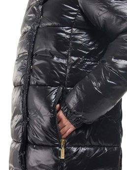 BARBOUR INTERNATIONAL ΜΑΚΡΥ ΚΑΠΙΤΟΝΕ ΜΟΥΦΑΝ Μαύρο 8 BARBOUR INTERNATIONAL ΜΑΚΡΥ ΚΑΠΙΤΟΝΕ ΜΟΥΦΑΝ Μαύρο - Image 8