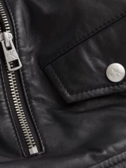 CALVIN KLEIN ΔΕΡΜΑΤΙΝΟ BIKER JACKET Μαύρο 13 CALVIN KLEIN ΔΕΡΜΑΤΙΝΟ BIKER JACKET Μαύρο -Γυναικεια Ρουχα Κατάστημα 04 42