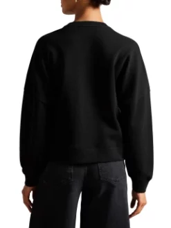 TED BAKER ΦΟΥΤΕΡ ΜΠΛΟΥΖΑ ΜΕ ΣΧΕΔΙΟ Μαύρο 15 TED BAKER ΦΟΥΤΕΡ ΜΠΛΟΥΖΑ ΜΕ ΣΧΕΔΙΟ Μαύρο -Γυναικεια Ρουχα Κατάστημα 04 5