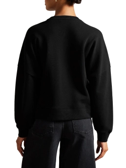 TED BAKER ΦΟΥΤΕΡ ΜΠΛΟΥΖΑ ΜΕ ΣΧΕΔΙΟ Μαύρο 8 TED BAKER ΦΟΥΤΕΡ ΜΠΛΟΥΖΑ ΜΕ ΣΧΕΔΙΟ Μαύρο - Image 8