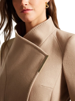 TED BAKER ΓΥΝΑΙΚΕΙΟ ΜΑΚΡΥ ΠΑΛΤΟ Μπεζ 10 TED BAKER ΓΥΝΑΙΚΕΙΟ ΜΑΚΡΥ ΠΑΛΤΟ Μπεζ - Image 10