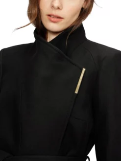 TED BAKER ΓΥΝΑΙΚΕΙΟ ΠΑΛΤΟ ΜΕ ΖΩΝΗ Μαύρο 14 TED BAKER ΓΥΝΑΙΚΕΙΟ ΠΑΛΤΟ ΜΕ ΖΩΝΗ Μαύρο -Γυναικεια Ρουχα Κατάστημα 05 12