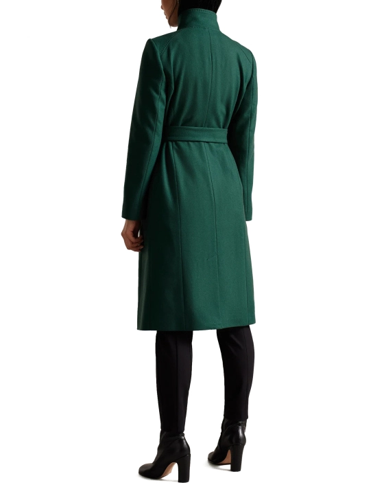 TED BAKER ΓΥΝΑΙΚΕΙΟ ΜΑΚΡΥ ΠΑΛΤΟ ΜΕ ΖΩΝΗ Πράσινο 5 TED BAKER ΓΥΝΑΙΚΕΙΟ ΜΑΚΡΥ ΠΑΛΤΟ ΜΕ ΖΩΝΗ Πράσινο - Image 5