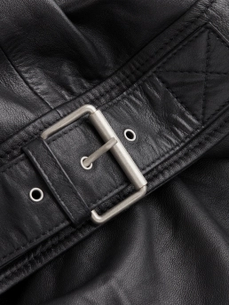 CALVIN KLEIN ΔΕΡΜΑΤΙΝΟ BIKER JACKET Μαύρο 10 CALVIN KLEIN ΔΕΡΜΑΤΙΝΟ BIKER JACKET Μαύρο - Image 10