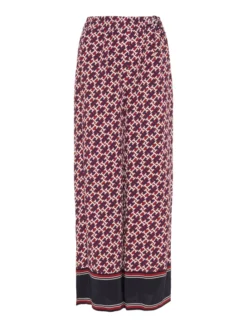 TOMMY HILFIGER ΓΥΝΑΙΚΕΙΟ ΠΑΝΤΕΛΟΝΙ ΜΕ ΜΟΤΙΒΟ Μπορντό