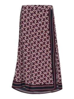 TOMMY HILFIGER ΕΜΠΡΙΜΕ ΚΡΟΥΑΖΕ ΦΟΥΣΤΑ Κόκκινο