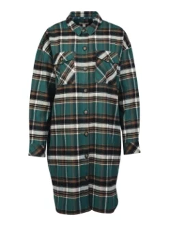BARBOUR ΓΥΝΑΙΚΕΙΟ ΜΑΚΡΥ ΠΟΥΚΑΜΙΣΟ (OVERSHIRT) Καρό -Γυναικεια Ρουχα Κατάστημα 10 206