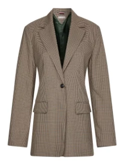 TOMMY HILFIGER ΚΑΡΟ ΣΑΚΑΚΙ Καφέ -Γυναικεια Ρουχα Κατάστημα 10 274