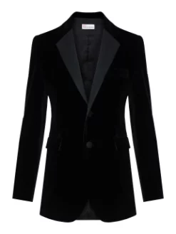 RED VALENTINO ΒΕΛΟΥΔΙΝΟ ΣΑΚΑΚΙ Μαύρο -Γυναικεια Ρουχα Κατάστημα 10 277