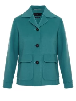 MAX MARA WEEKEND ΜΑΛΛΙΝΟ ΣΑΚΑΚΙ Πετρόλ -Γυναικεια Ρουχα Κατάστημα 10 289