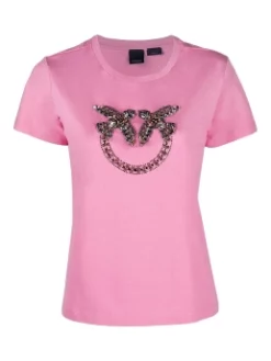 PINKO T-SHIRT ΜΕ ΚΕΝΤΗΜΕΝΟ ΛΟΓΟΤΥΠΟ Φούξια 6 PINKO T-SHIRT ΜΕ ΚΕΝΤΗΜΕΝΟ ΛΟΓΟΤΥΠΟ Φούξια -Γυναικεια Ρουχα Κατάστημα 10 303