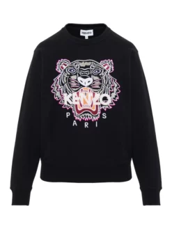 KENZO ΦΟΥΤΕΡ ΜΠΛΟΥΖΑ ΜΕ ΣΧΕΔΙΟ Μαύρο