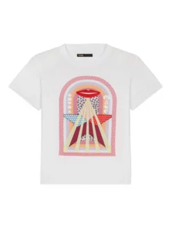 MAJE T-SHIRT ΜΕ ΣΧΕΔΙΟ Λευκό