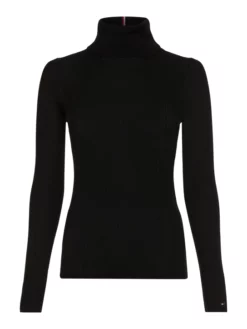 TOMMY HILFIGER ΖΙΒΑΓΚΟ ΜΠΛΟΥΖΑ Μαύρο