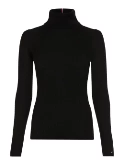 TOMMY HILFIGER ΖΙΒΑΓΚΟ ΜΠΛΟΥΖΑ Μαύρο -Γυναικεια Ρουχα Κατάστημα 10 336