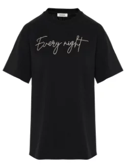 SANDRO T-SHIRT ΜΕ ΣΧΕΔΙΟ Μαύρο -Γυναικεια Ρουχα Κατάστημα 10 344