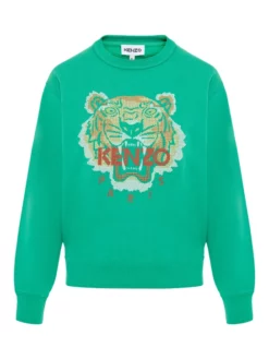 KENZO ΦΟΥΤΕΡ ΜΠΛΟΥΖΑ ΜΕ ΣΧΕΔΙΟ Πράσινο