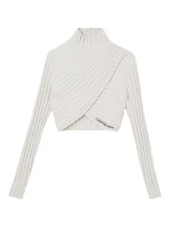 CALVIN KLEIN ΓΥΝΑΙΚΕΙΟ ΤΟΠ CROPPED Λευκό