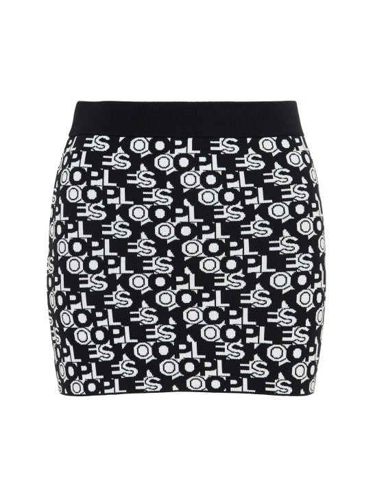 THE KOOPLES ΜΙΝΙ ΦΟΥΣΤΑ ΜΕ ΛΟΓΟΤΥΠΟ Μαύρο 1 THE KOOPLES ΜΙΝΙ ΦΟΥΣΤΑ ΜΕ ΛΟΓΟΤΥΠΟ Μαύρο