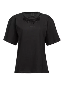 PINKO T-SHIRT ΜΕ ΚΟΛΙΕ Μαύρο