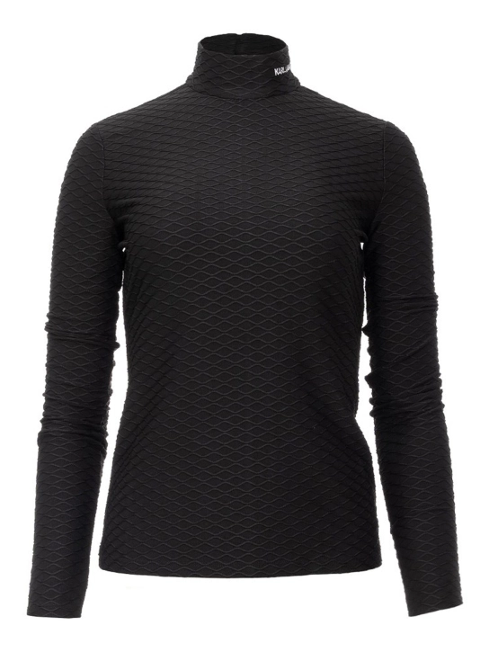 KARL LAGERFELD ΖΙΒΑΓΚΟ ΣΤΕΝΗ ΜΠΛΟΥΖΑ Μαύρο 1 KARL LAGERFELD ΖΙΒΑΓΚΟ ΣΤΕΝΗ ΜΠΛΟΥΖΑ Μαύρο