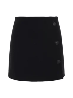 THE KOOPLES MINI ΦΟΥΣΤΑ ΜΕ ΚΟΥΜΠΙΑ Μαύρο