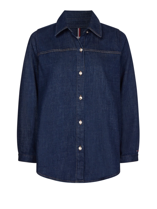 TOMMY HILFIGER DENIM ΠΟΥΚΑΜΙΣΟ Μπλε 1 TOMMY HILFIGER DENIM ΠΟΥΚΑΜΙΣΟ Μπλε