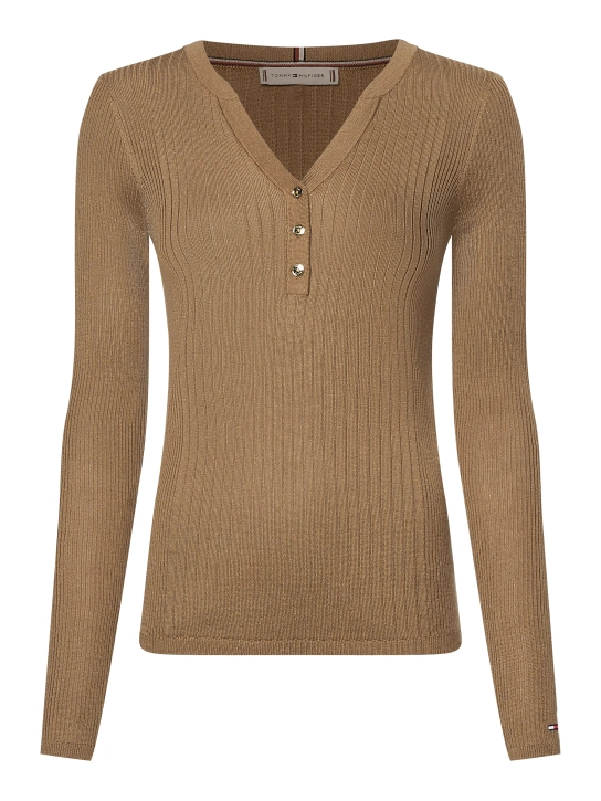 TOMMY HILFIGER ΜΠΛΟΥΖΑ ΜΕ ΚΟΥΜΠΙΑ Μπεζ 1 TOMMY HILFIGER ΜΠΛΟΥΖΑ ΜΕ ΚΟΥΜΠΙΑ Μπεζ