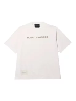 MARC JACOBS OVERSIZED T-SHIRT ΜΕ ΛΟΓΟΤΥΠΟ Λευκό