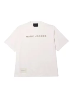MARC JACOBS OVERSIZED T-SHIRT ΜΕ ΛΟΓΟΤΥΠΟ Λευκό -Γυναικεια Ρουχα Κατάστημα 10 395